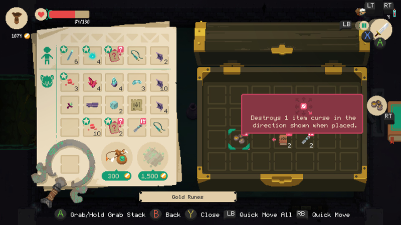 Illustration for article titled Moonlighter Lets You Run A Shop By Day And Kill Monsters By Night